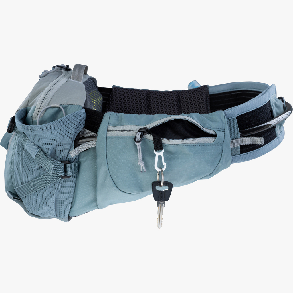 Evoc Hip Pack Pro 3L + 1,5L Bladder Hüfttasche in GRAU