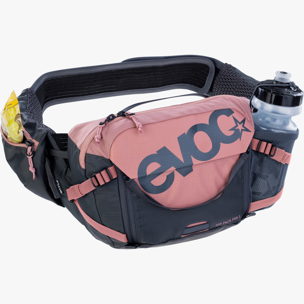 Evoc Hip Pack Pro 3L + 1,5L Bladder Hüfttasche in PINK