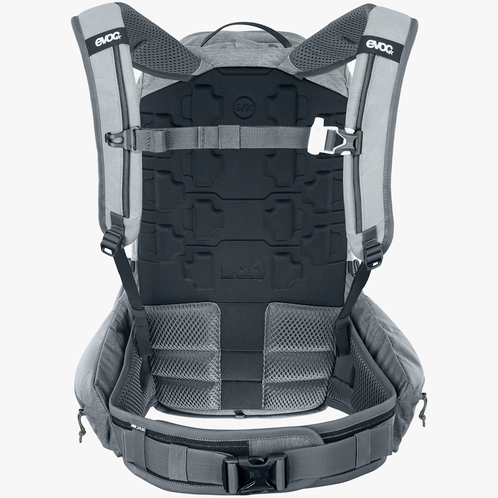 Evoc Trail Pro 16L Protektoren-Rucksack in GRAU