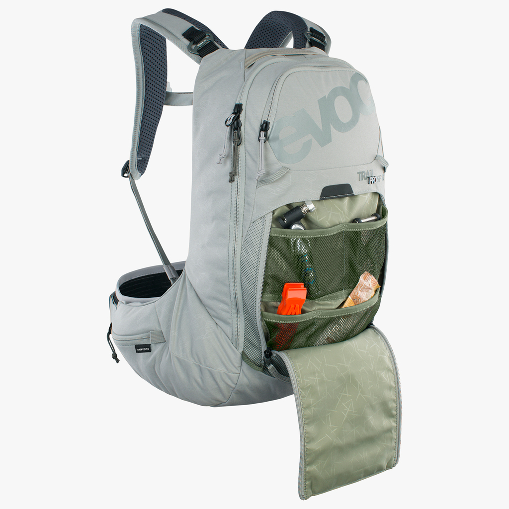 Evoc Trail Pro SF 12L Protektoren-Rucksack in GRAU