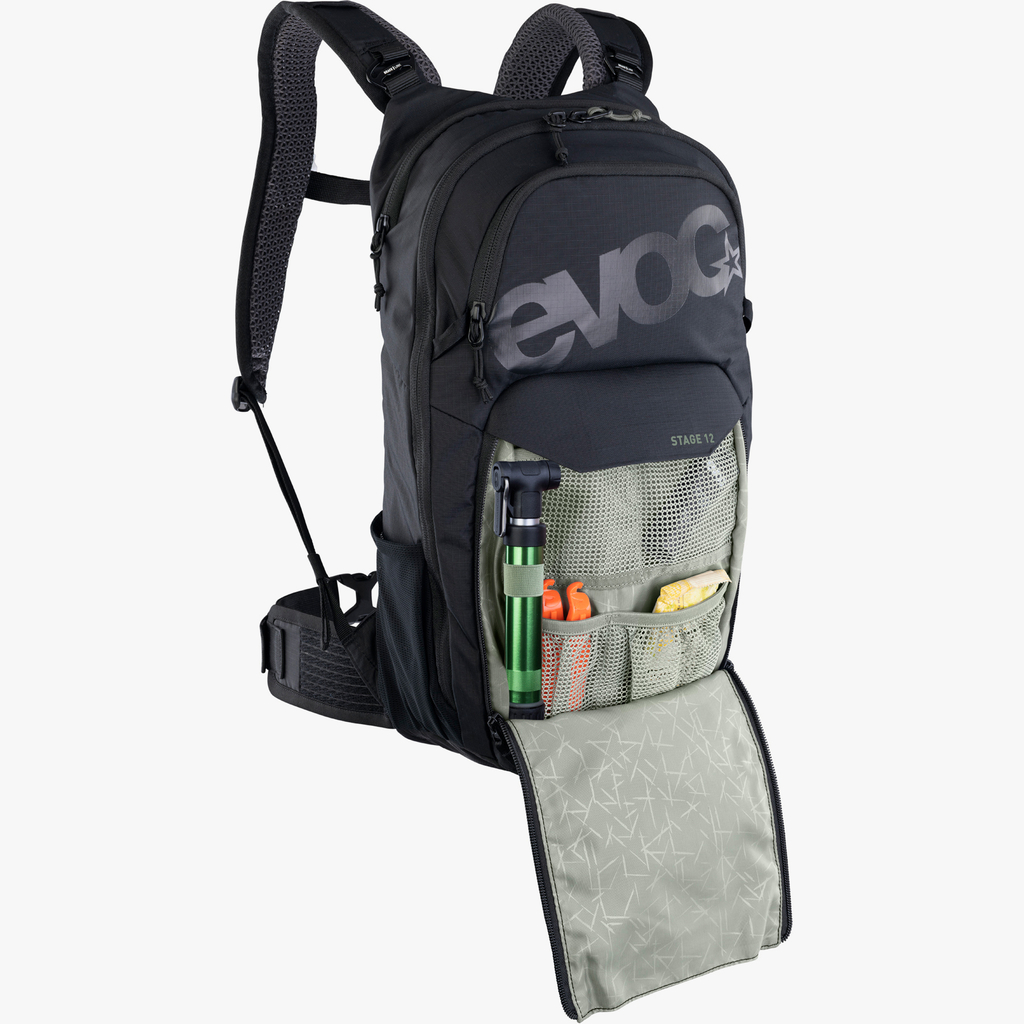 Evoc Stage 12L Fahrradrucksack in SCHWARZ