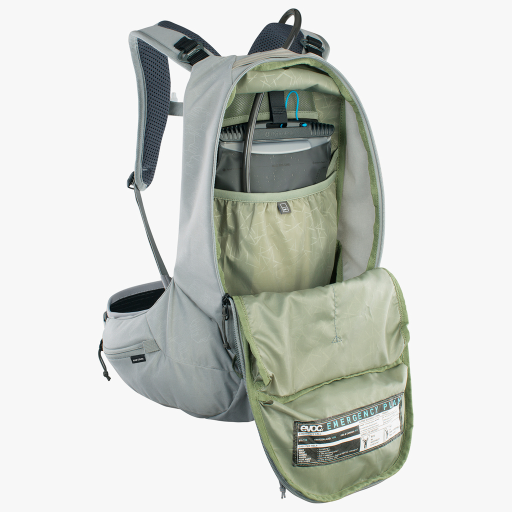 Evoc Trail Pro SF 12L Protektoren-Rucksack in GRAU