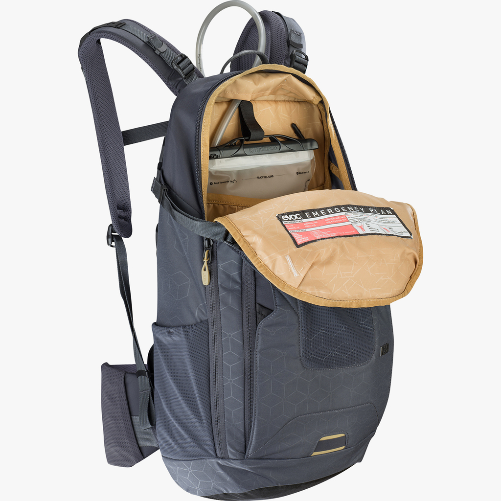 Evoc Neo 16L Protektoren-Rucksack in GRAU