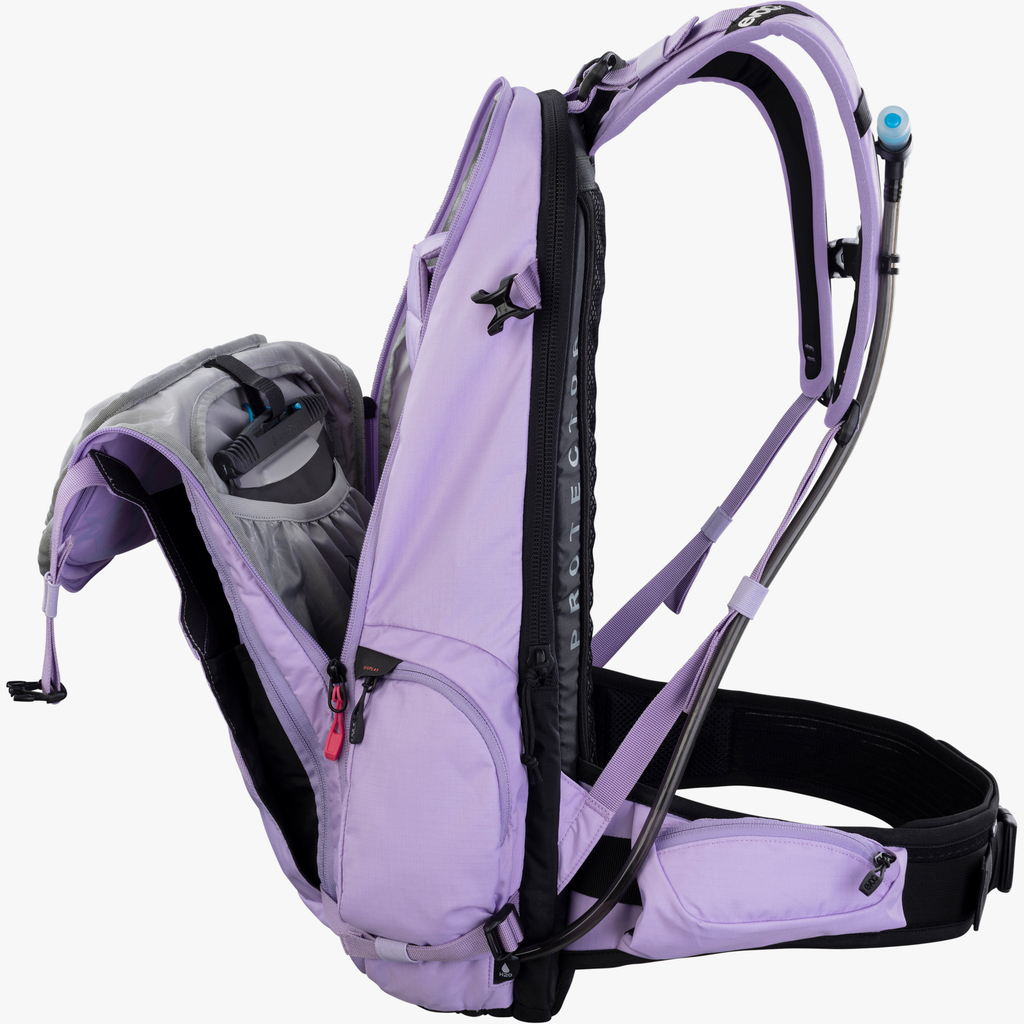 Evoc FR Trail E-Ride 20L Protektoren-Rucksack in VIOLETT