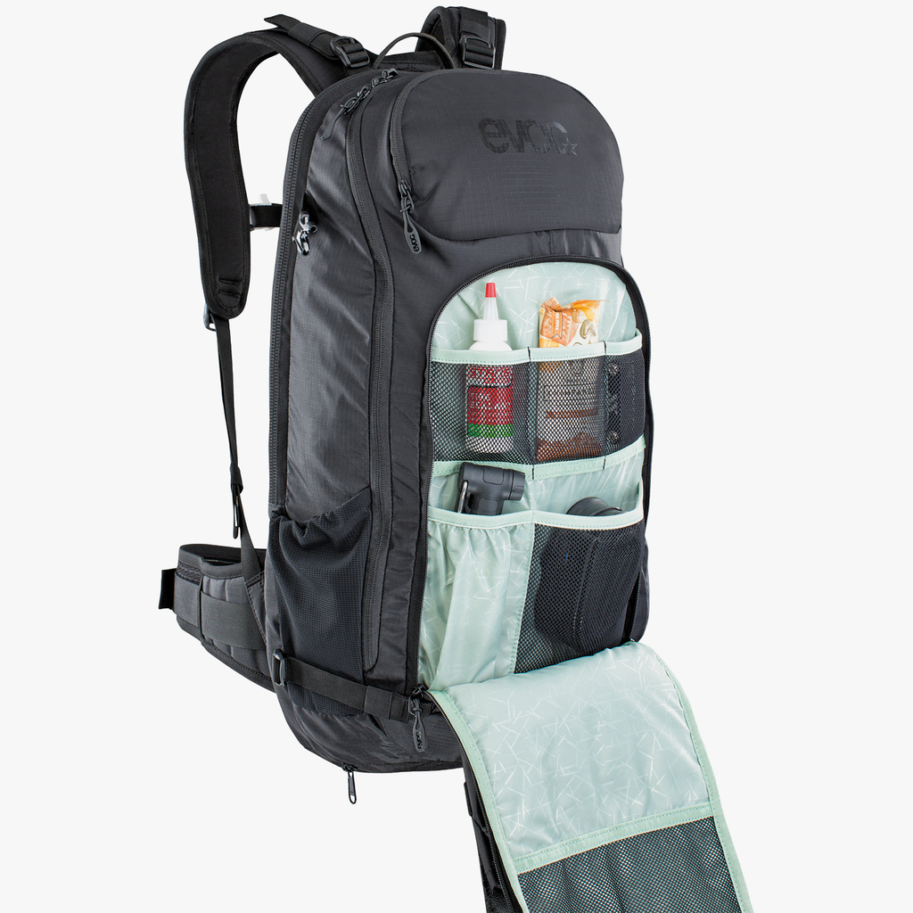 Evoc FR Trail E-Ride 20L Protektoren-Rucksack in SCHWARZ