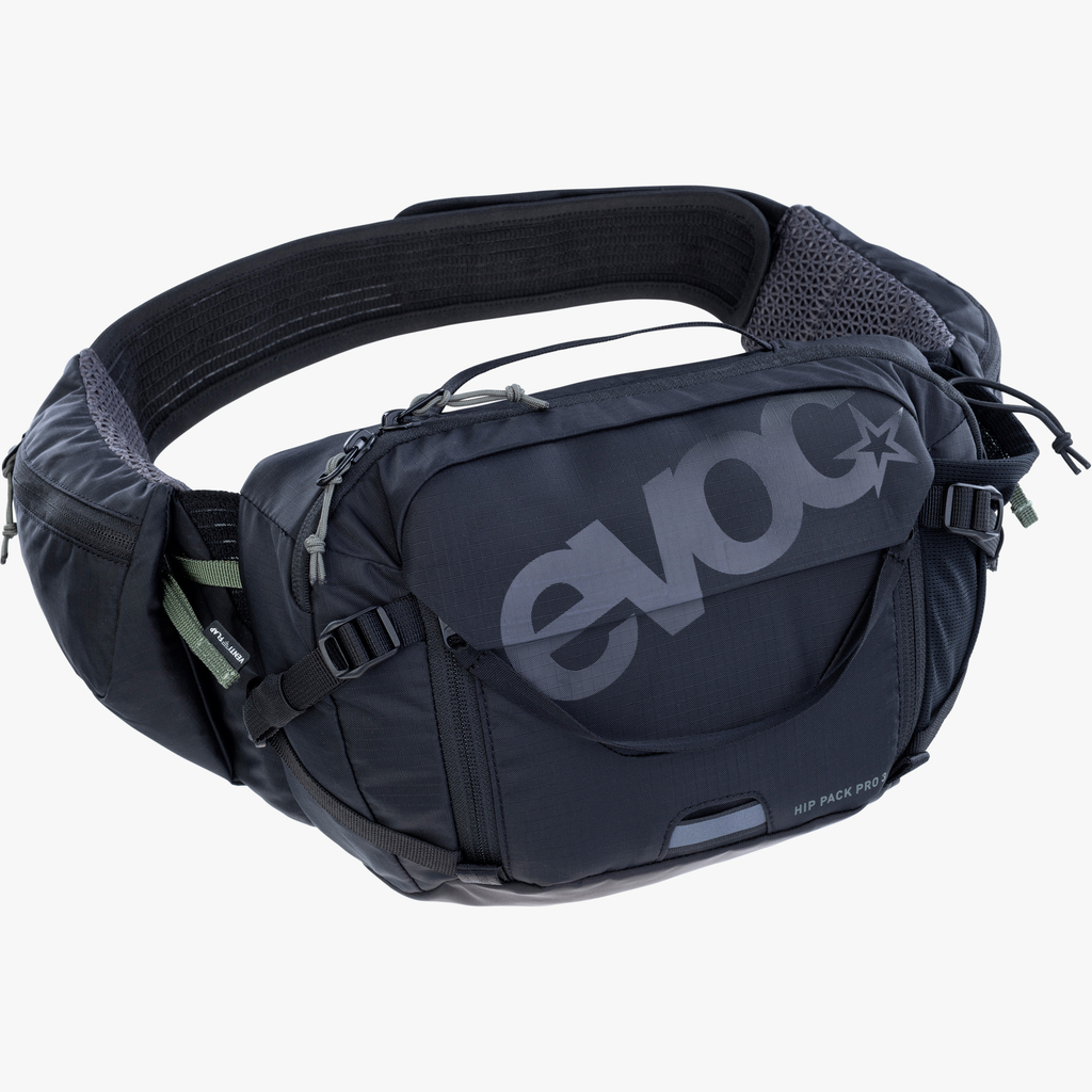 Evoc Hip Pack Pro 3L + 1,5L Bladder Hüfttasche in SCHWARZ