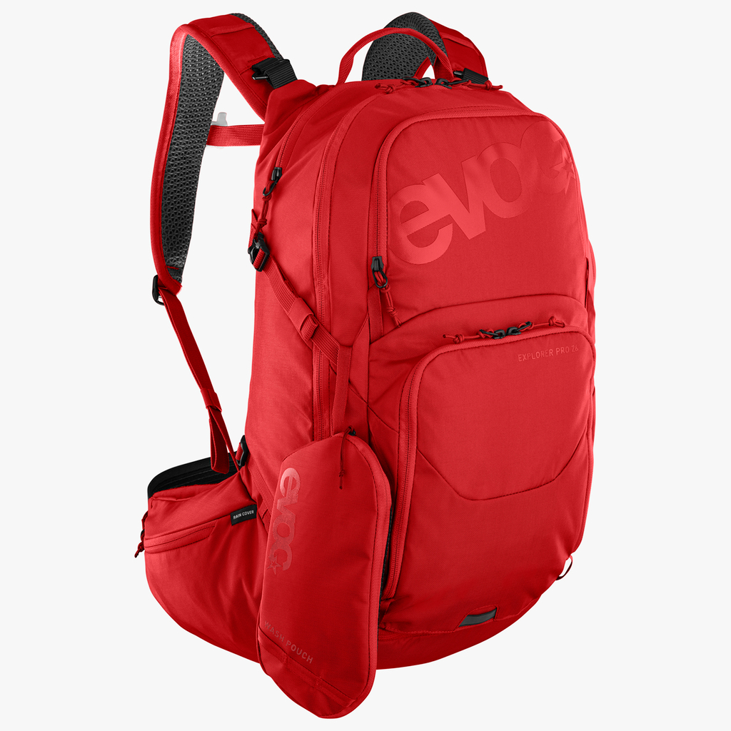 Evoc Explorer Pro 26L Fahrradrucksack in ROT